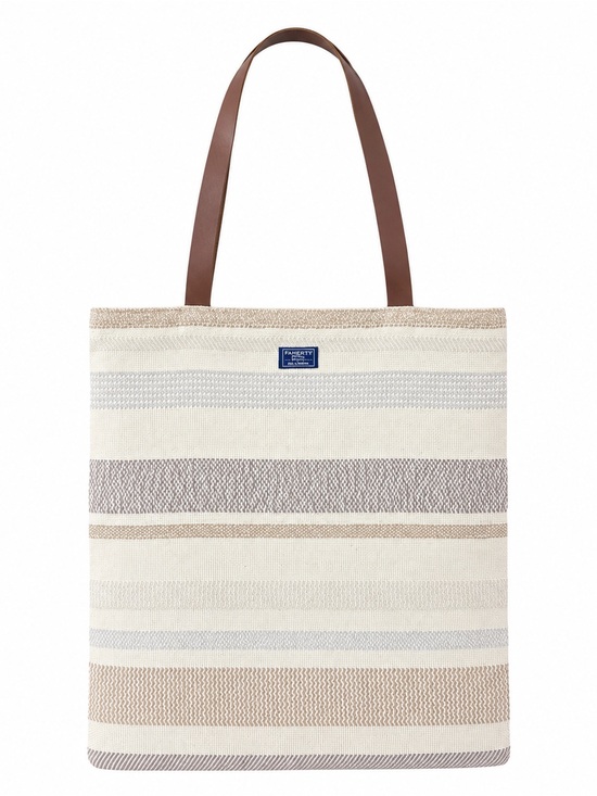 paribault woolen mill Handbags - Vtg Faribault Woolen Mills Wool Tote Bag MADE IN USA Leather Straps Blue Cream